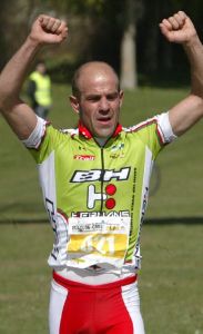 Copa de España de Duatlón Cros Santiago Arnés y Sara Martín, líderes